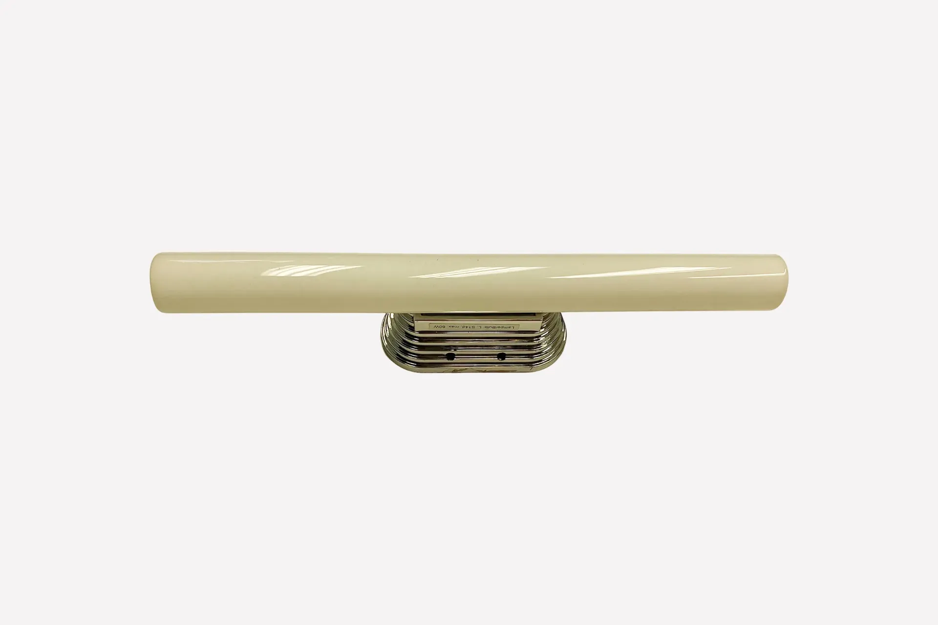 Art Deco Cream Tube Light Fixture