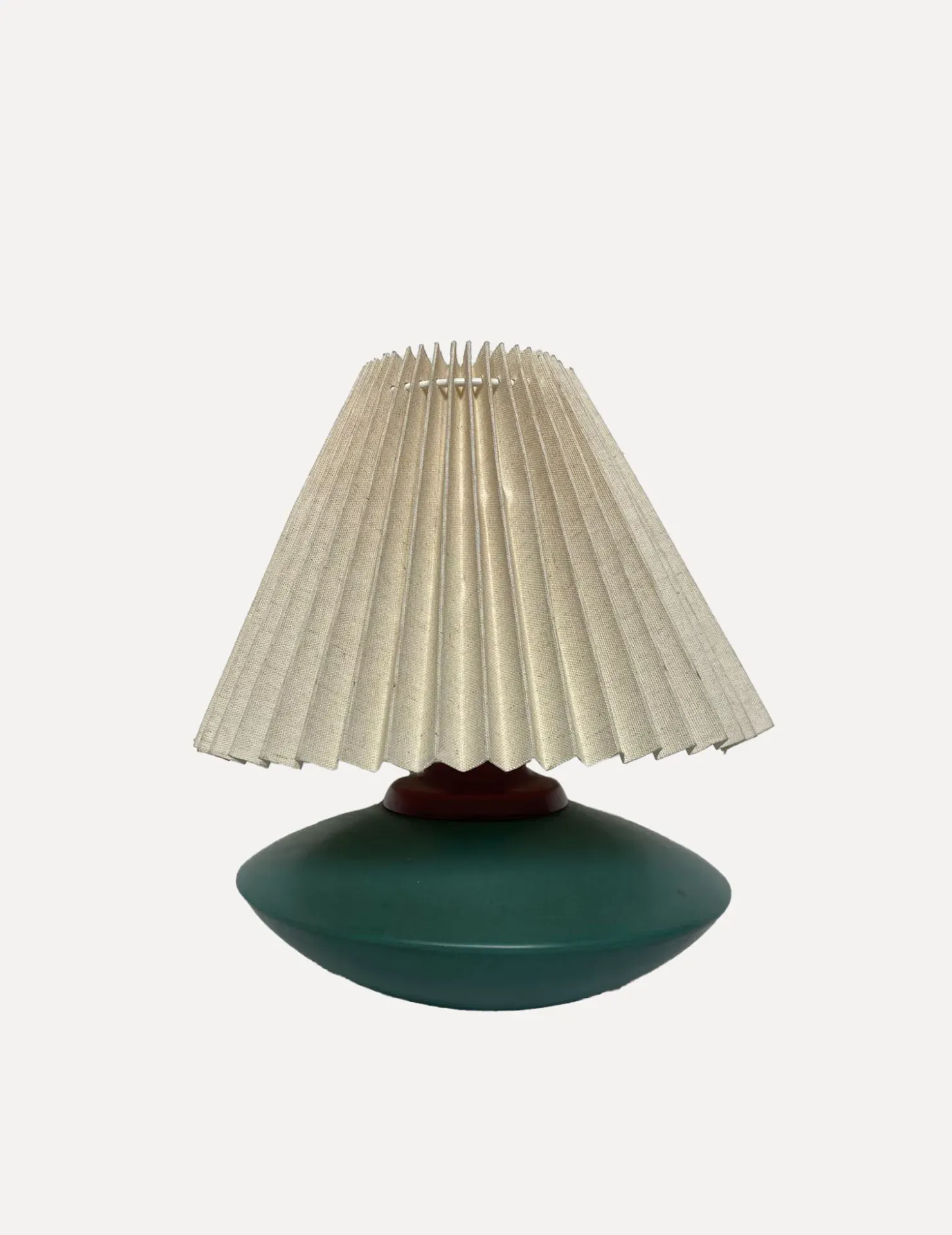 Mid-Century Modern Pleated Table Lamp