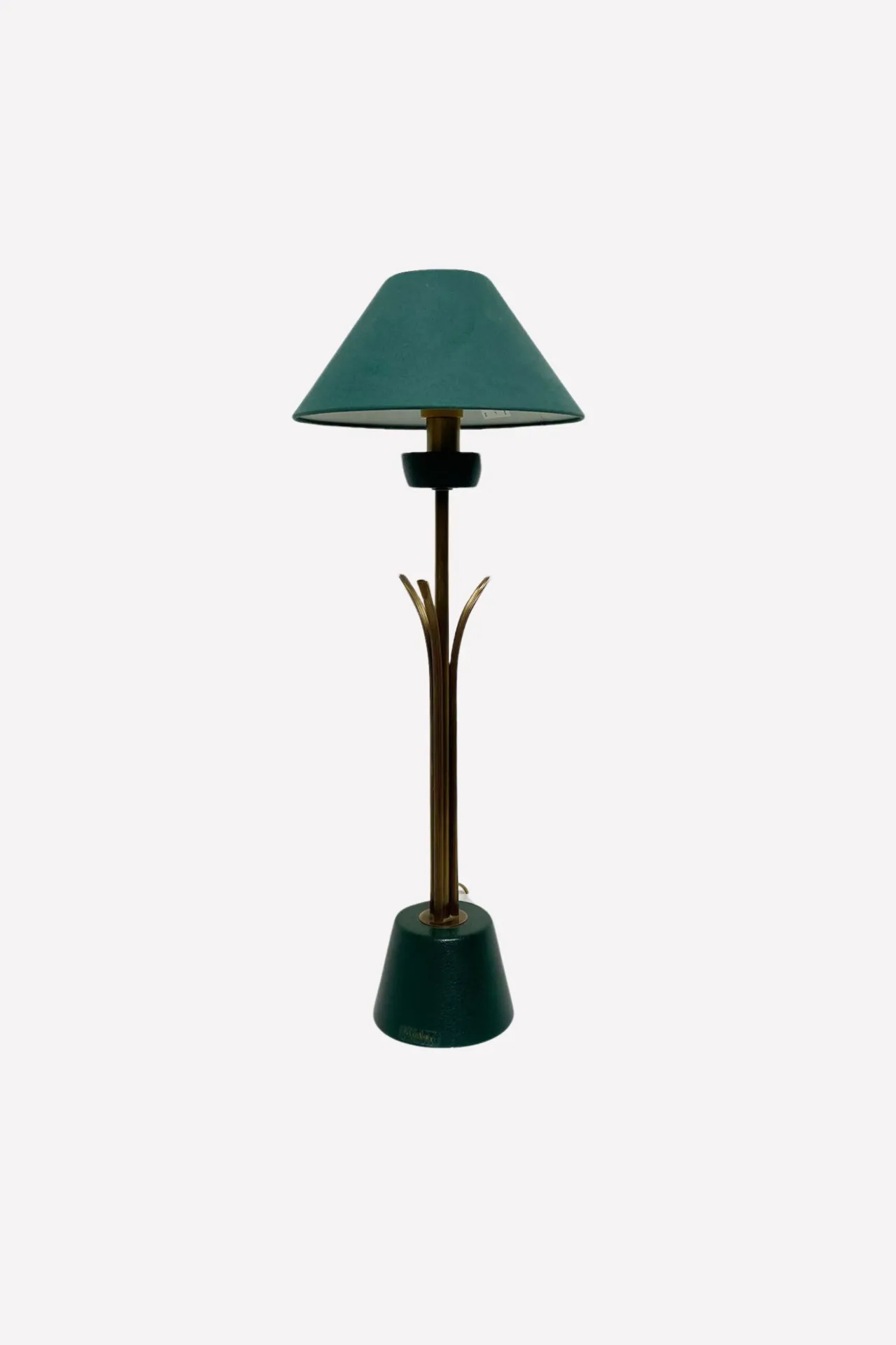 Emerald Brass Accent Table Lamp