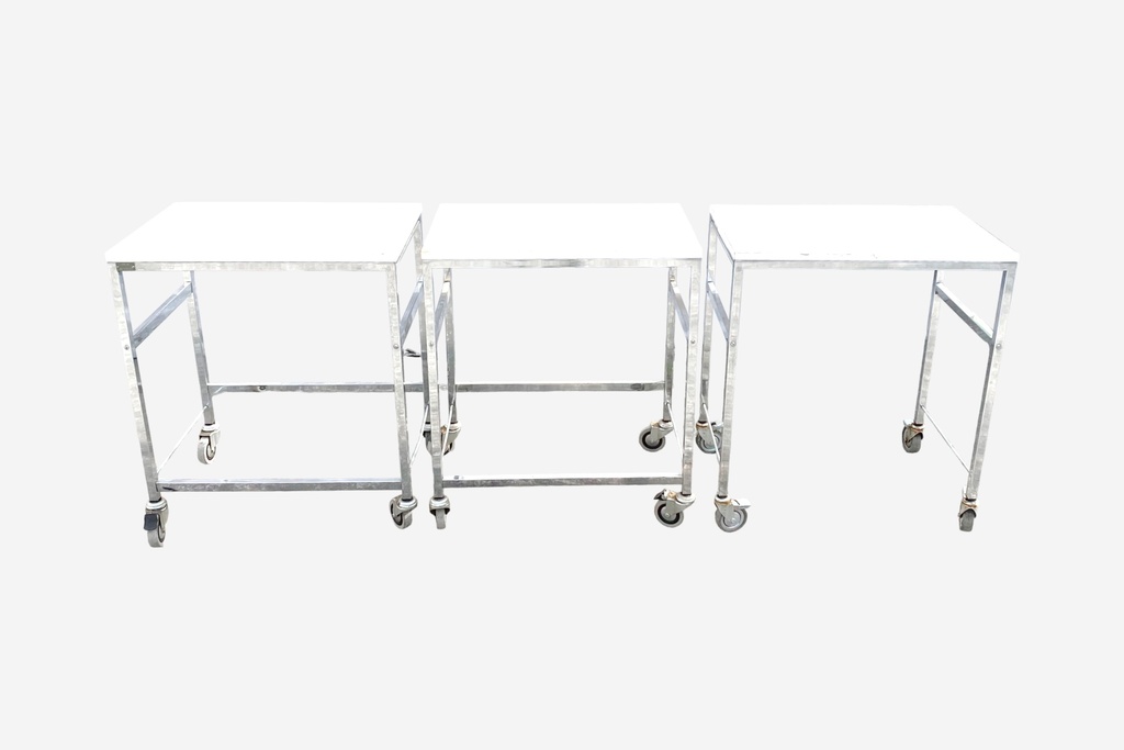 Industrial Stainless Steel Rolling Tables Set