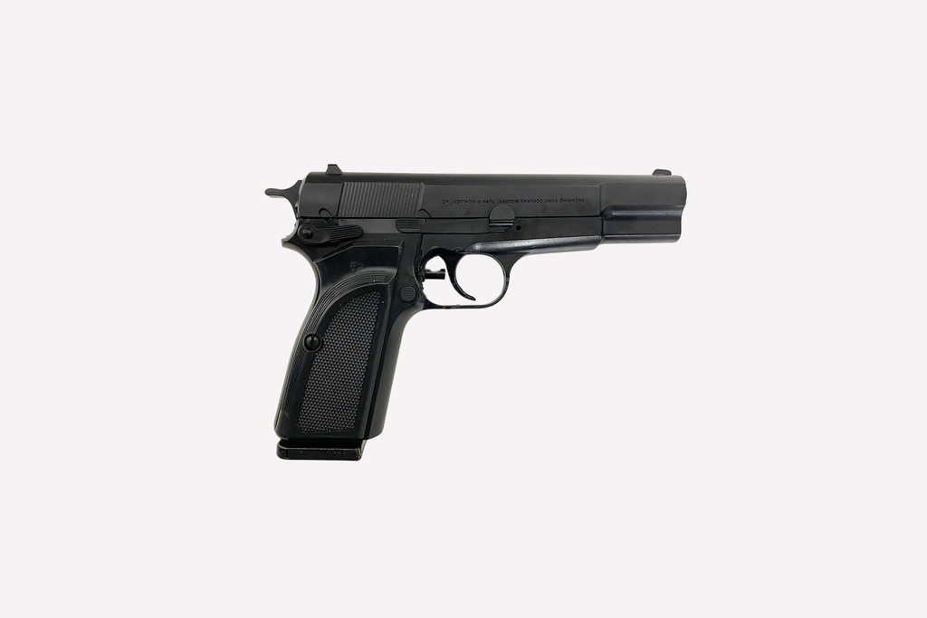Classic Black Semi-Automatic Pistol Prop