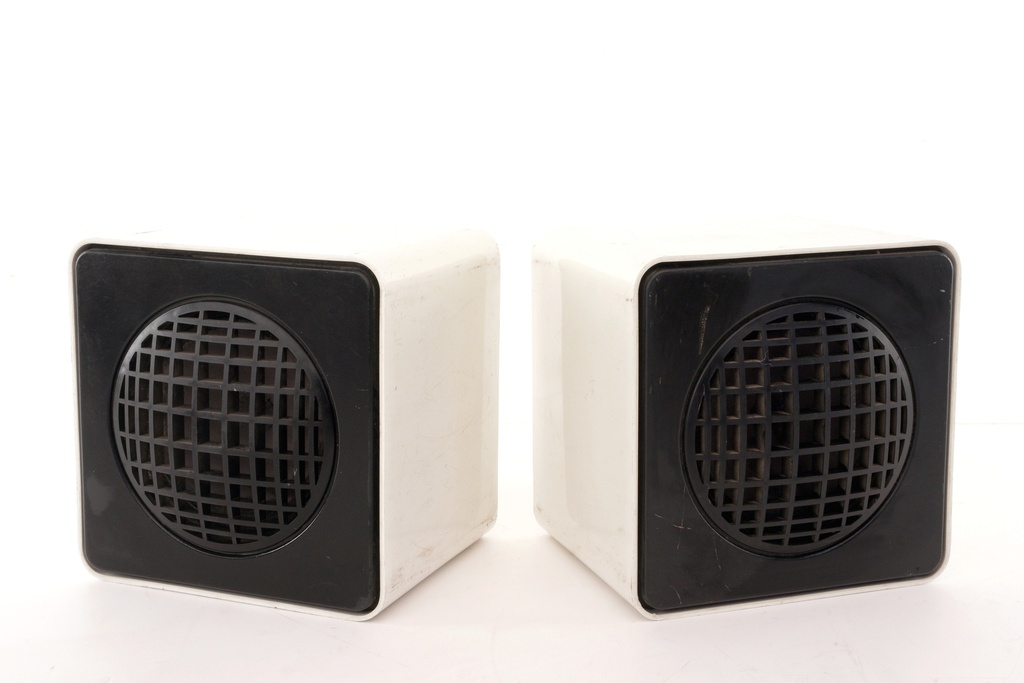 Vintage Square Desktop Speakers