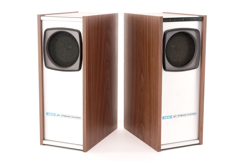 Vintage Akai Jet Stream Stereo Speakers