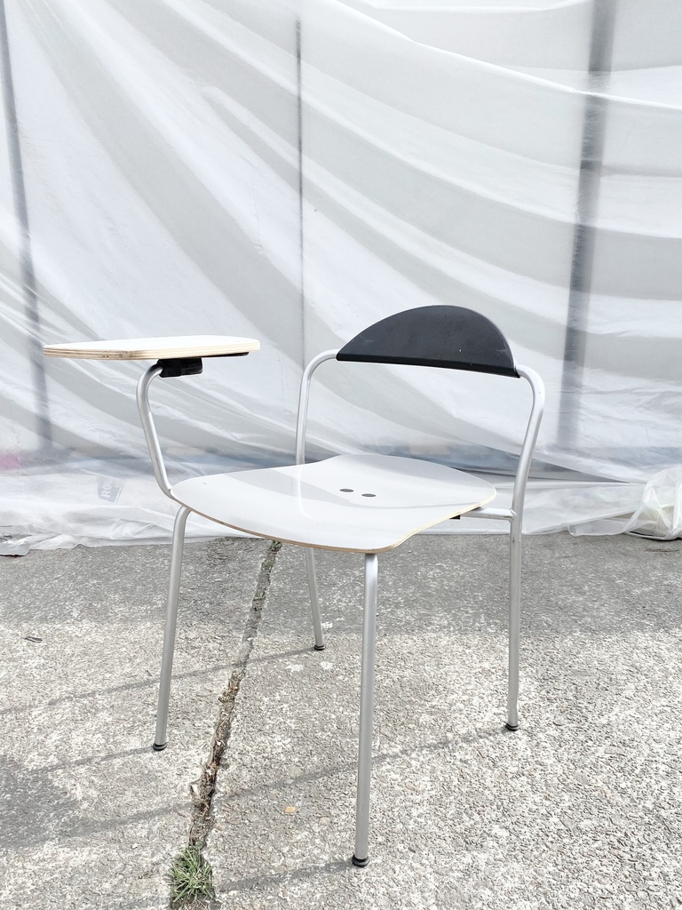 Modern Student Desk Chair With Laminate Writing Surface