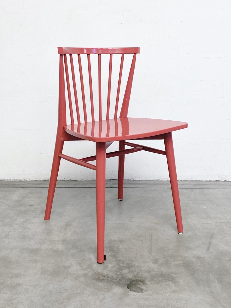 Coral Spindle-Back Dining Chair