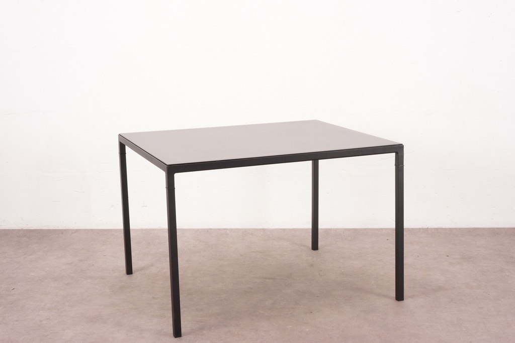 Modern Minimalist Black Metal Table