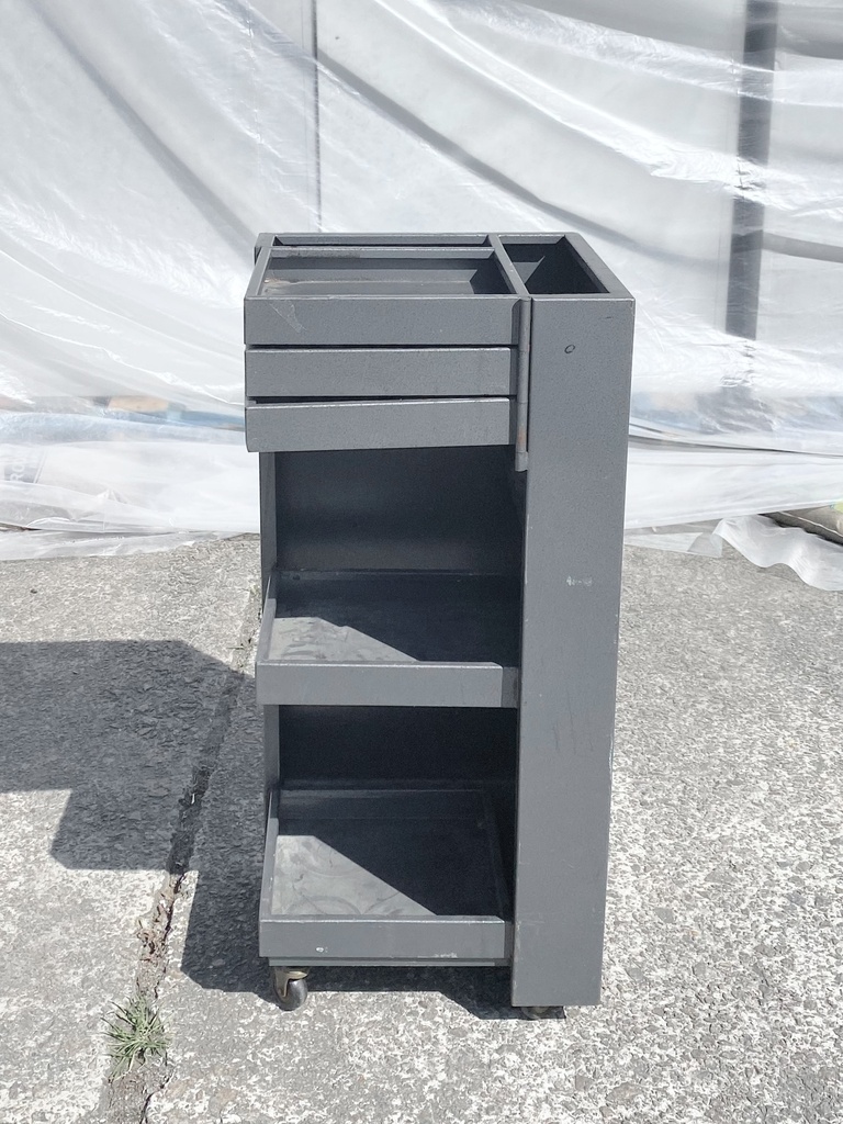 Industrial Black Rolling Utility Cart