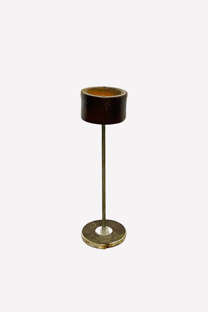 Vintage Ashtray with Metal Pedestal