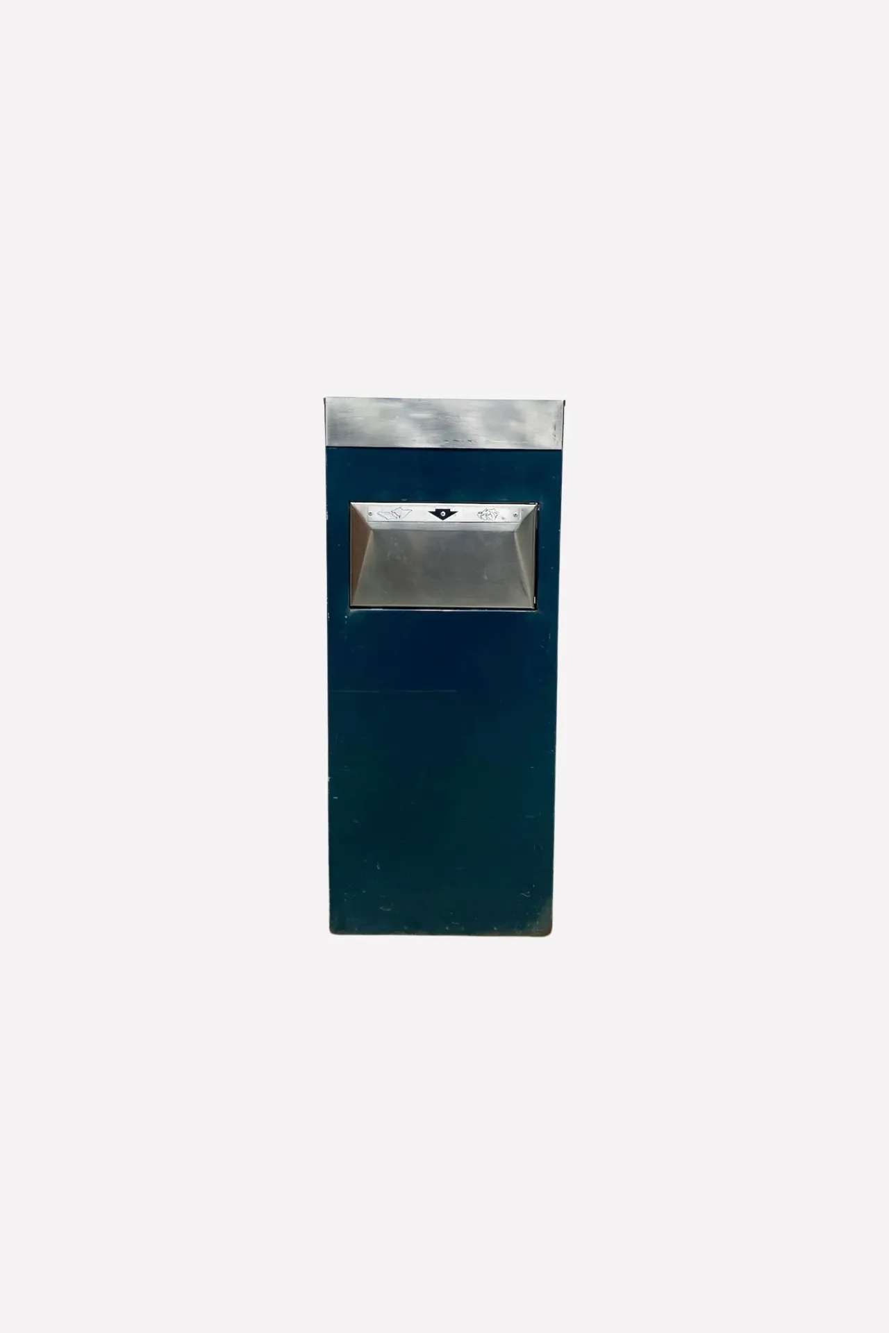 Mid-Century Industrial Trash Receptacle