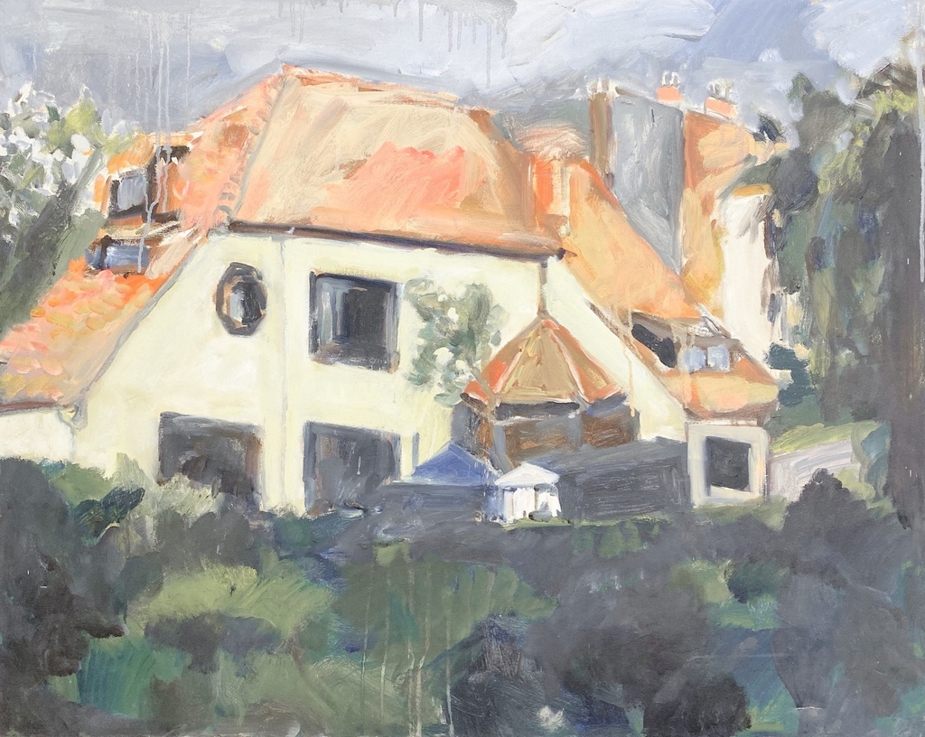 Rustic Countryside Villa Painting