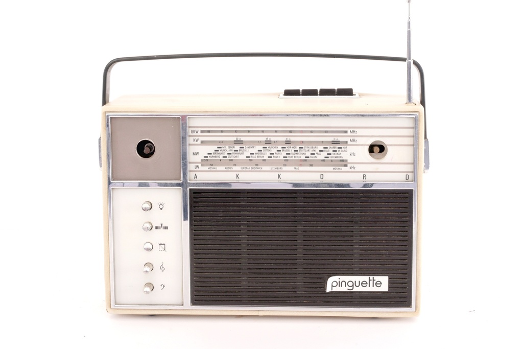 Vintage Portable Radio with Analog Tuning