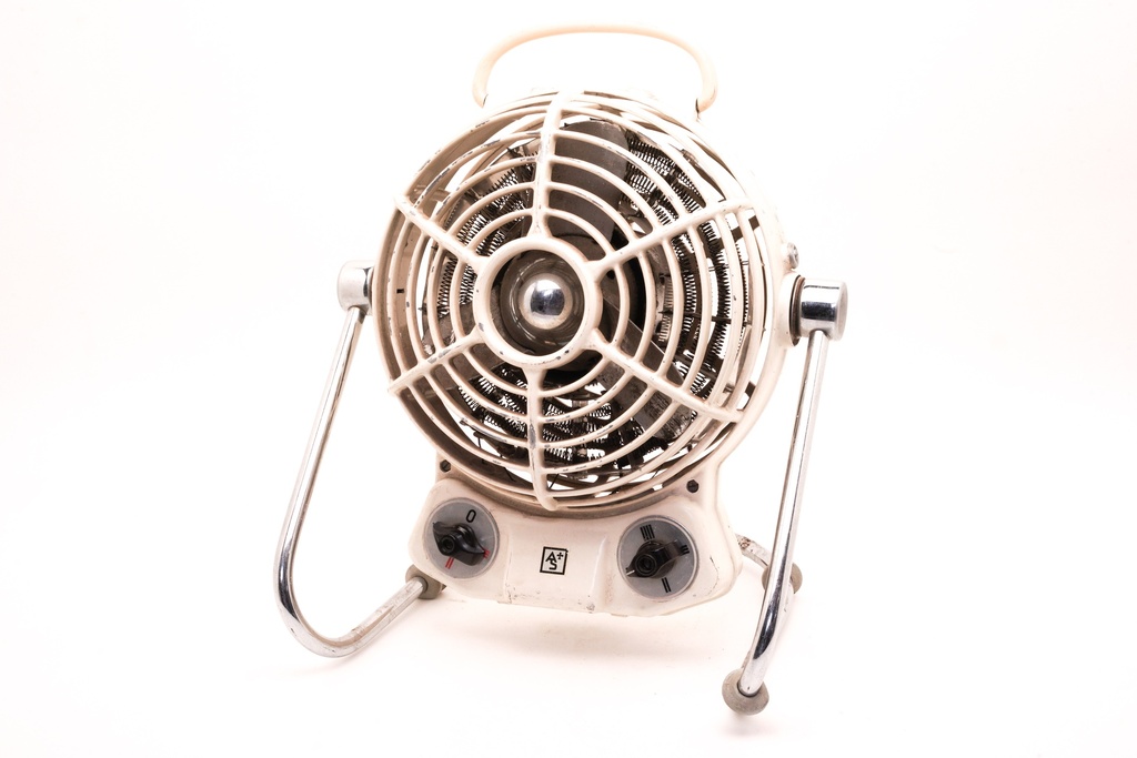 Vintage Industrial Portable Fan Heater