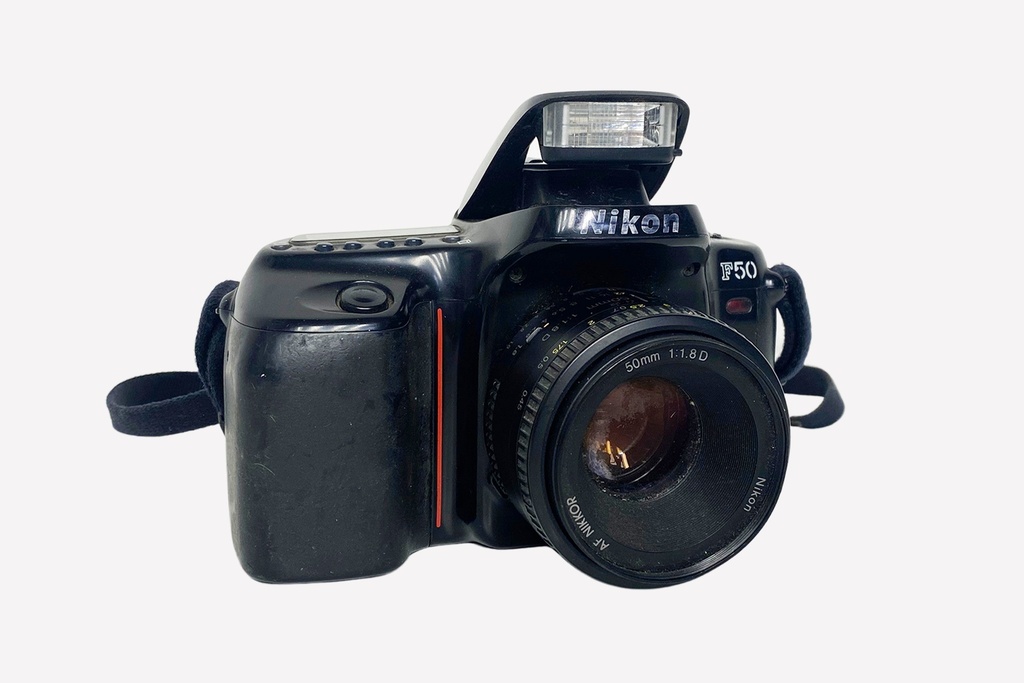 Vintage Nikon F50 SLR Camera with 50mm Lens