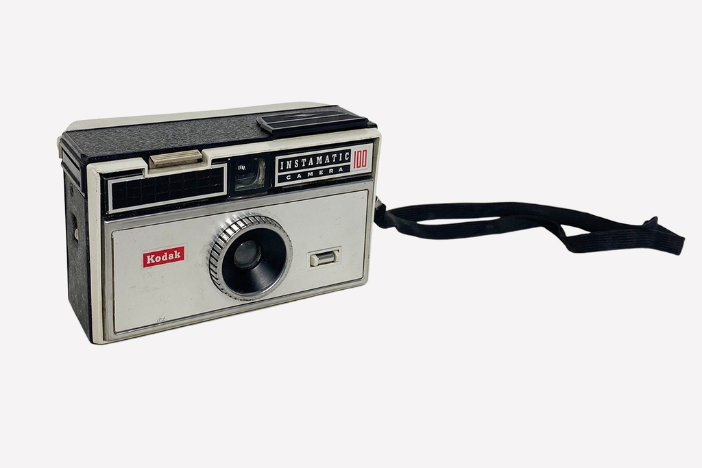 Vintage Kodak Instamatic 100 Camera with Wrist Strap