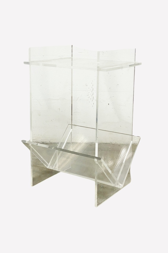 Clear Acrylic Magazine Rack