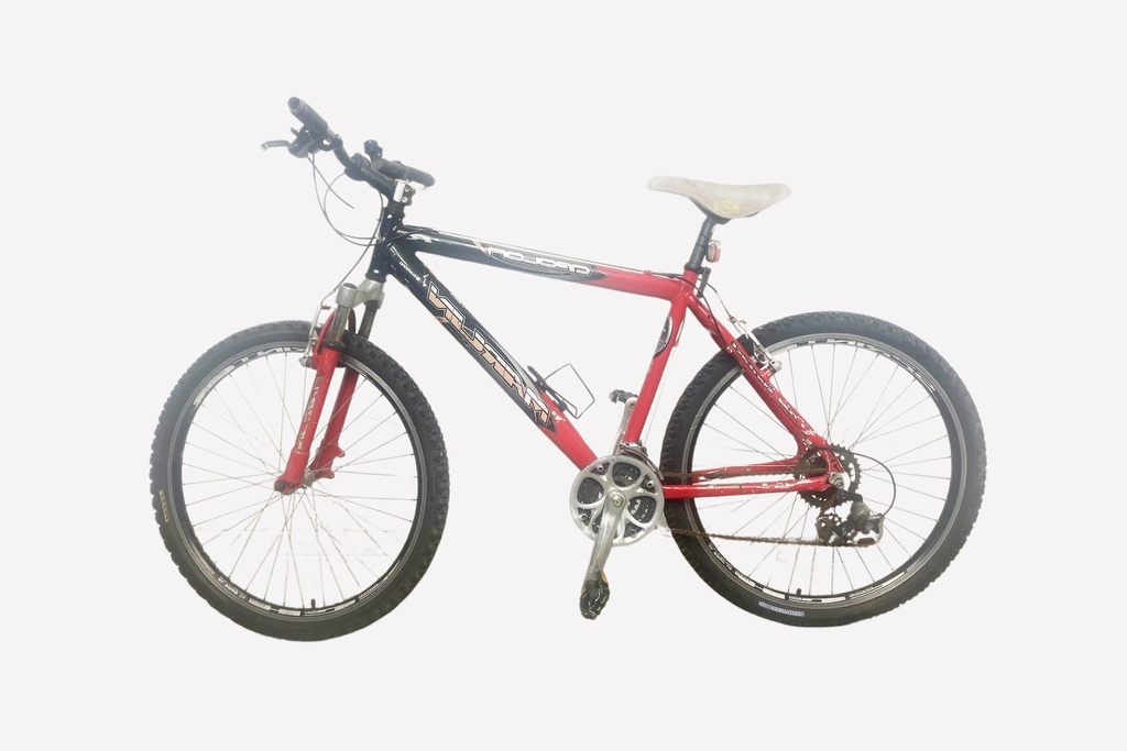 Red and Black Mountain Bike Prop