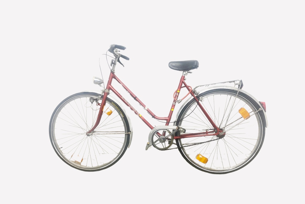 Vintage Burgundy City Bicycle