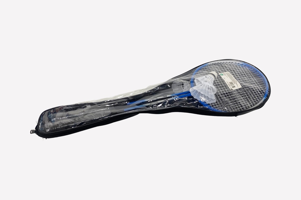 Badminton Racket Set in Transparent Case