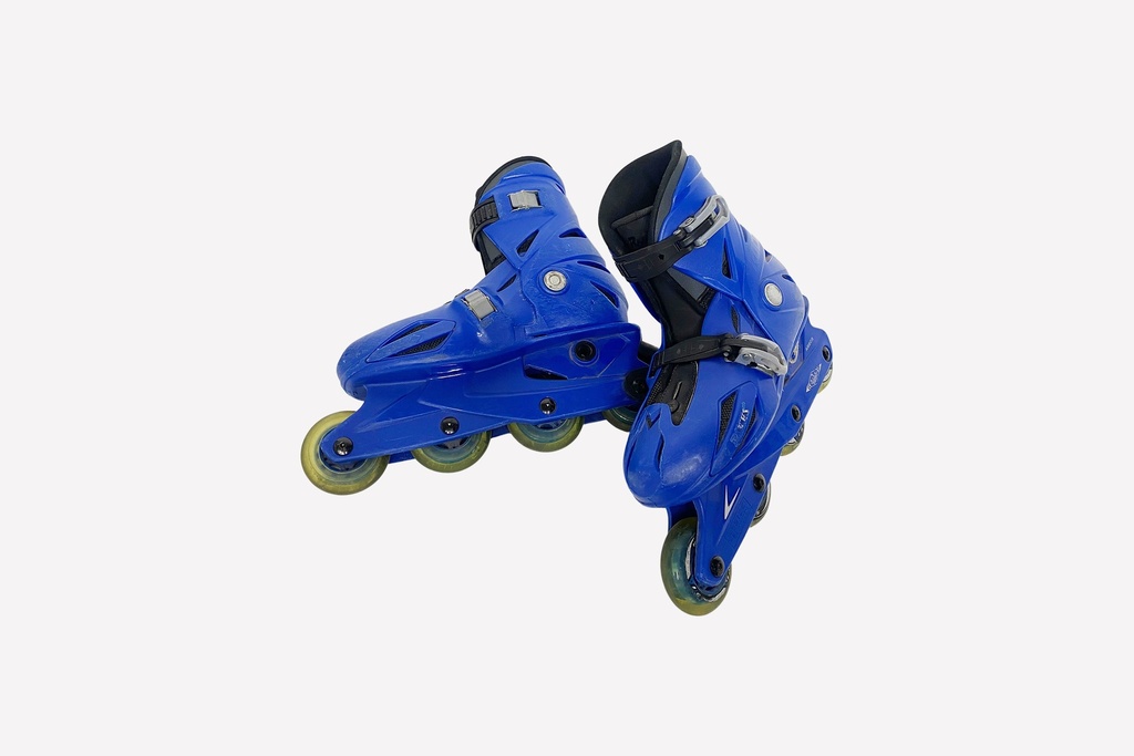 Bright Blue Inline Skates