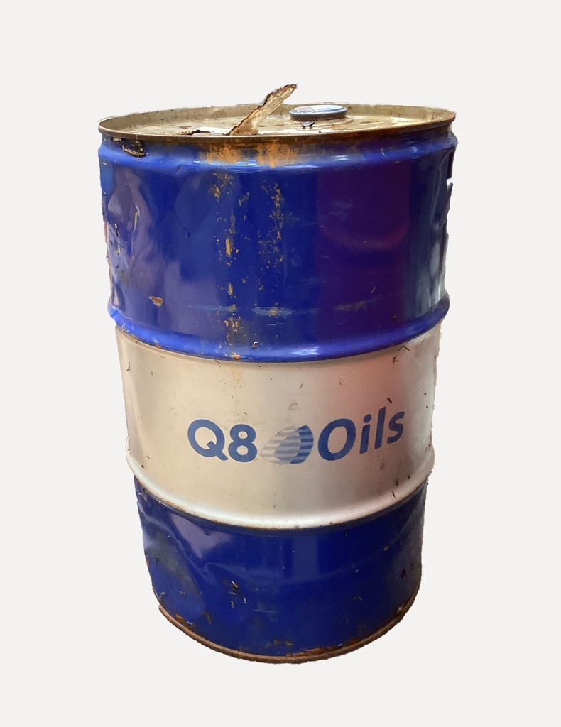 Weathered Q8 Oil Drum