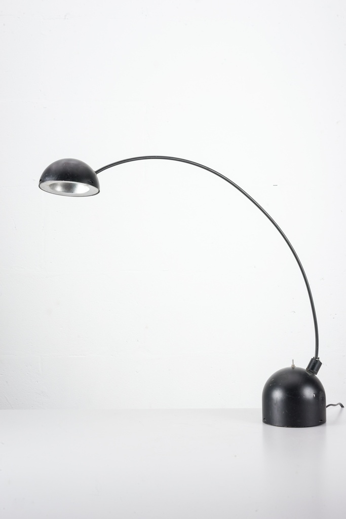 Mid-Century Modern Black Arc Table Lamp