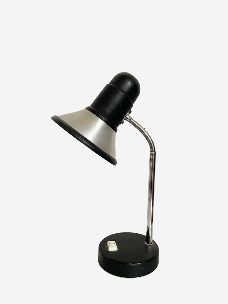 Modern Black and Silver Desk Lamp