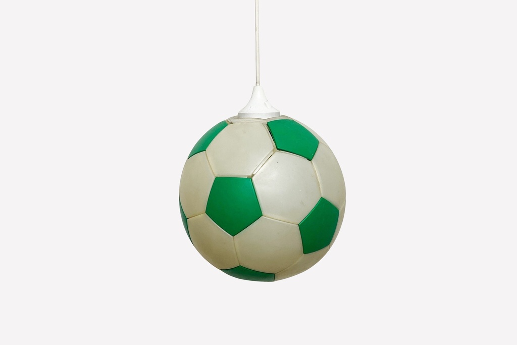 Vintage Soccer Ball Pendant Light