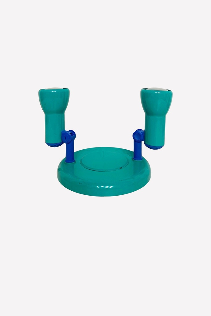 Retro Teal Double Lamp Base
