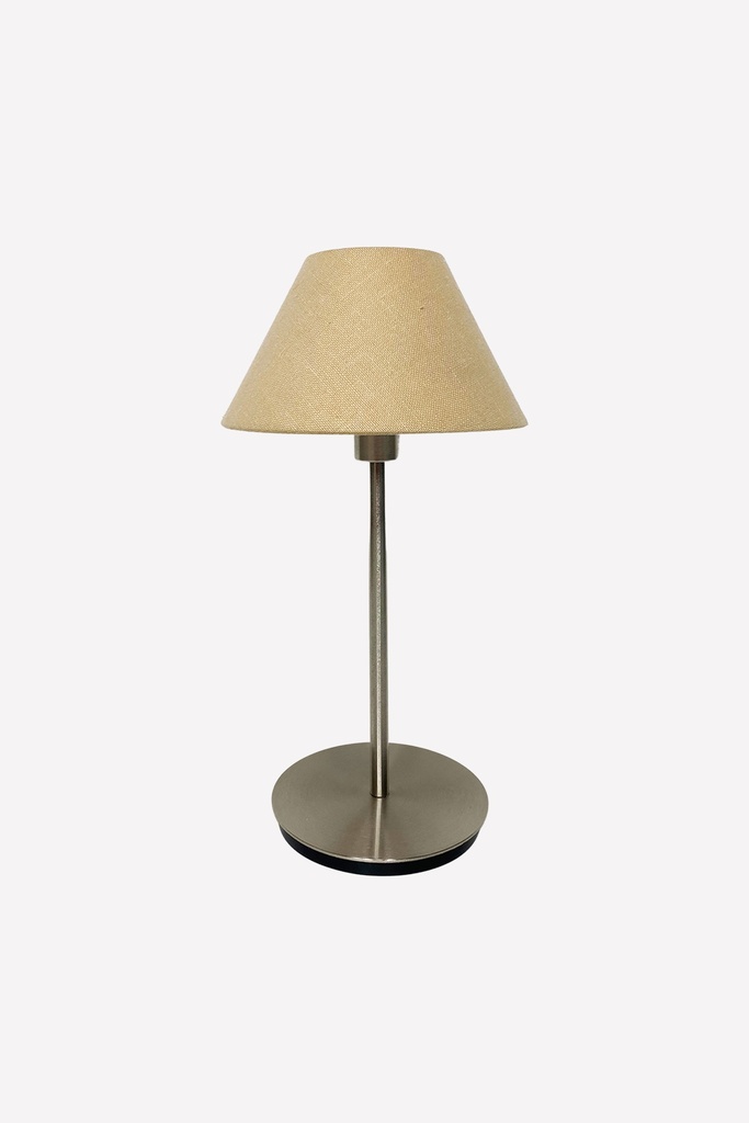Modern Brushed Nickel Table Lamp