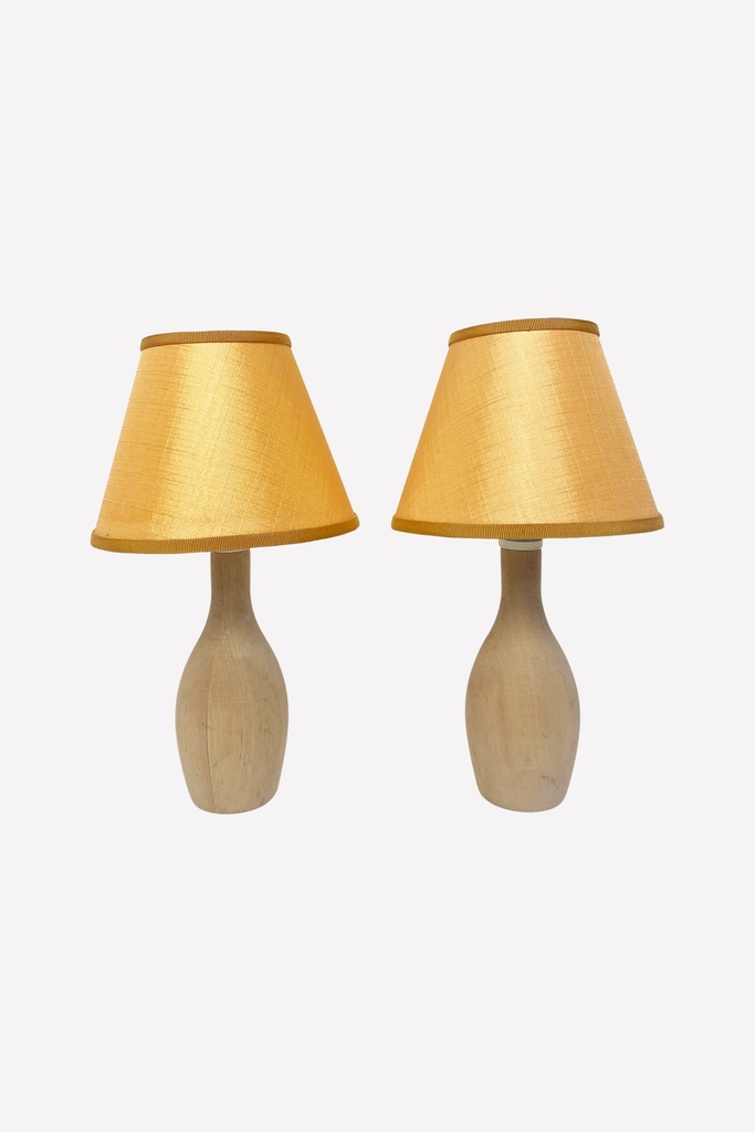 Wooden Base Table Lamp