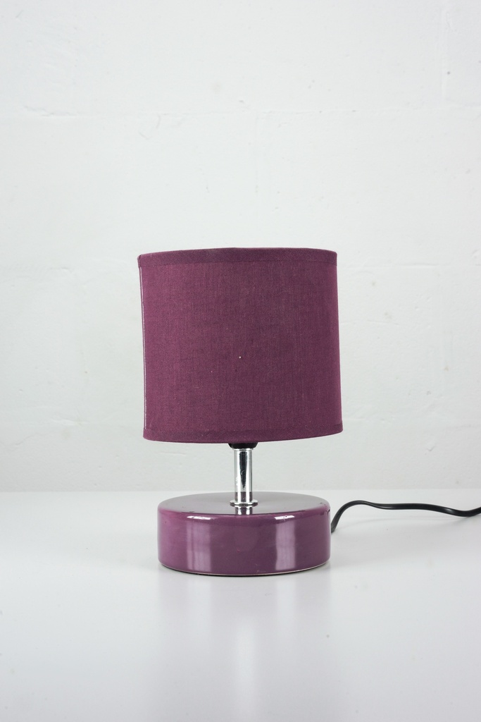 Plum Ceramic Table Lamp