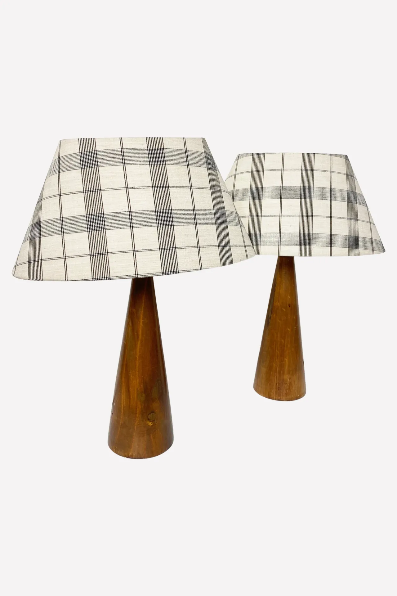 Mid-Century Modern Cone Table Lamps