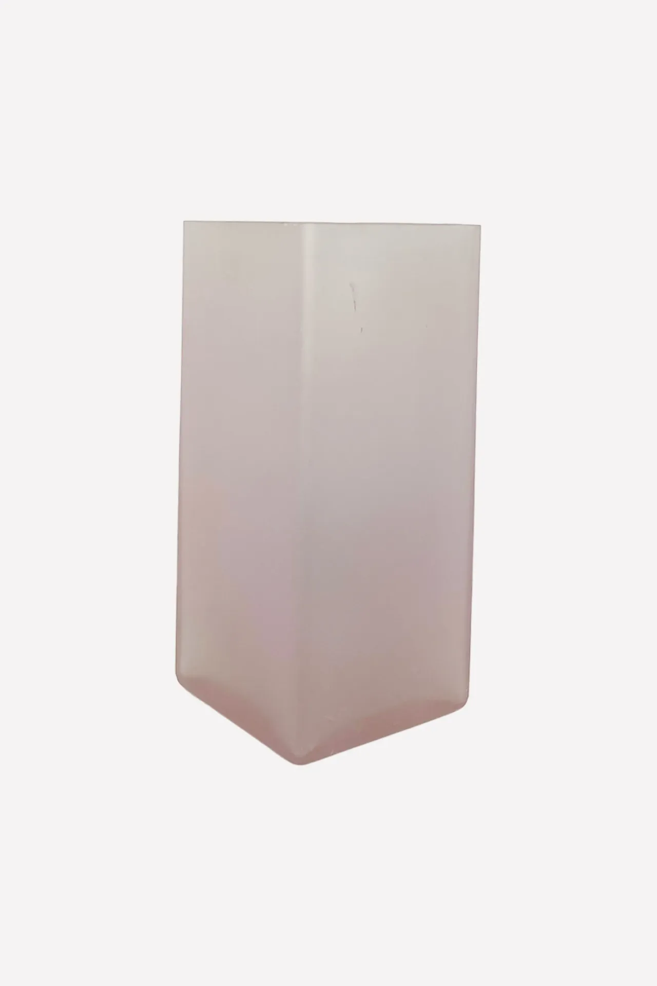 Frosted Glass Square Candle Holder