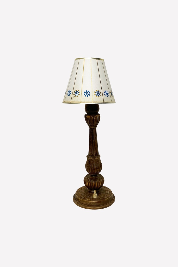 Vintage Wooden Lamp