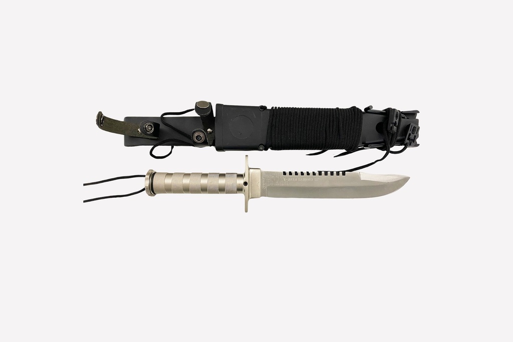Tactical Survival Knife with Sheath and Paracord
