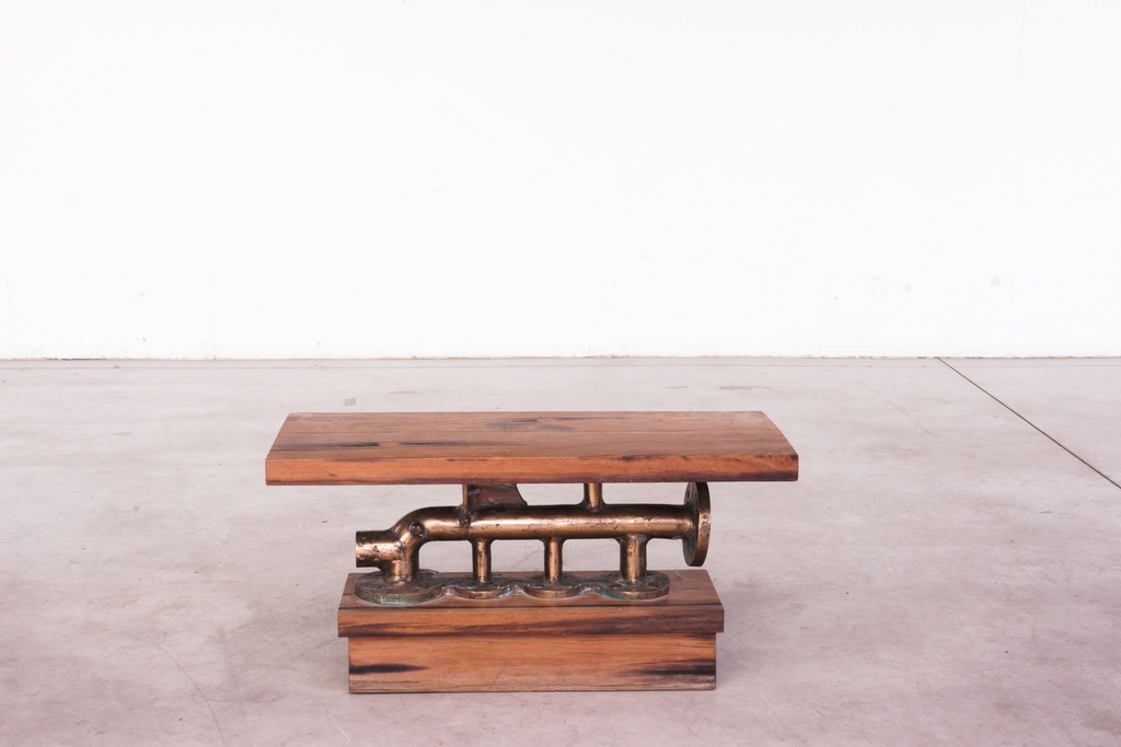 Industrial Pipe Base Coffee Table