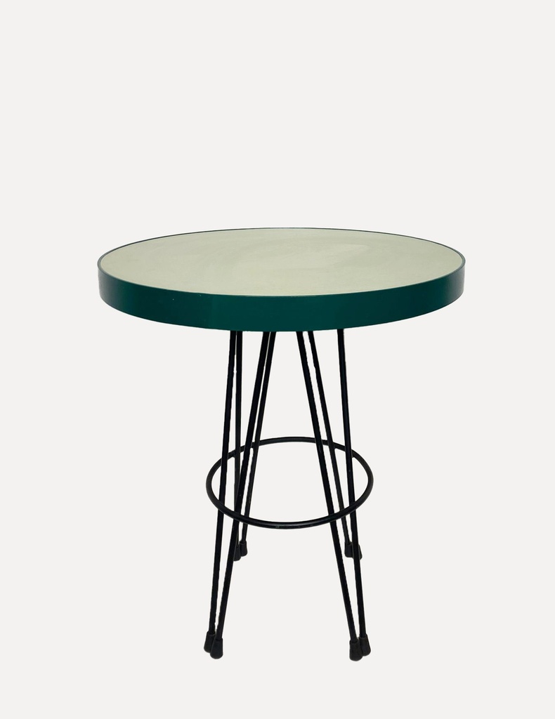 Mid-Century Modern Round Accent Table