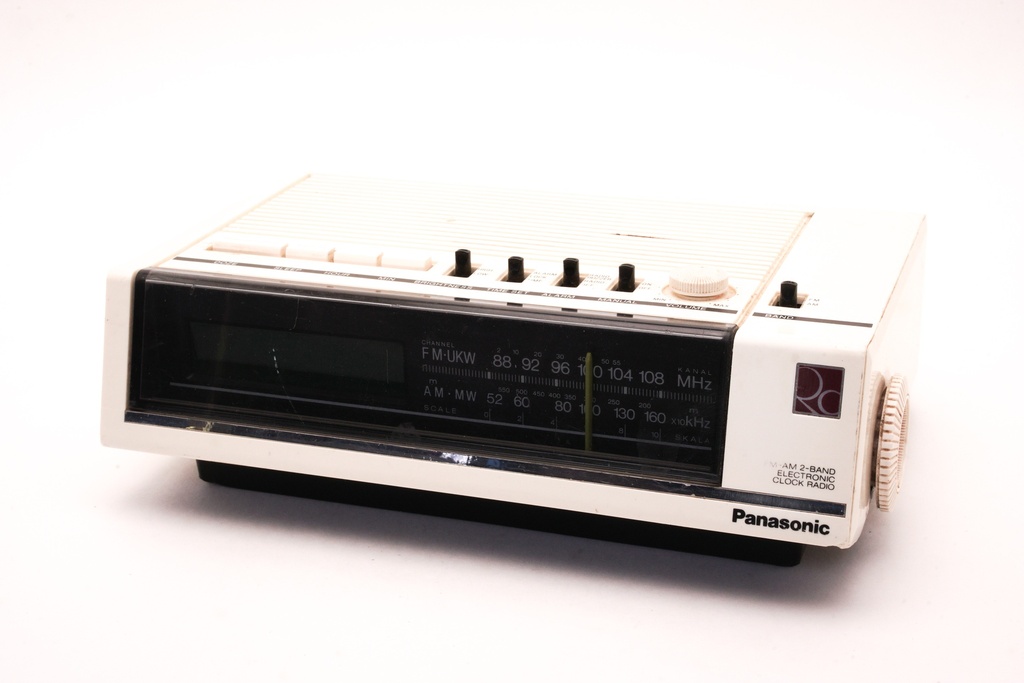 Vintage Panasonic Clock Radio Retro AM/FM