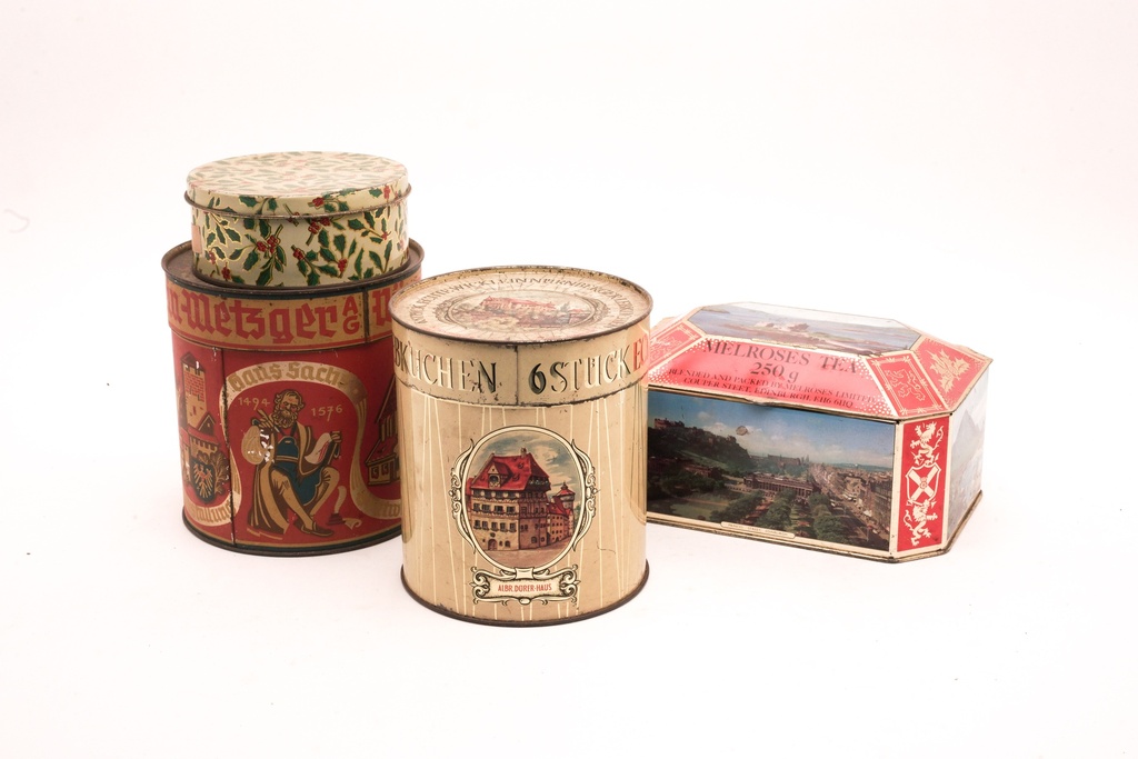 Vintage European Decorative Tin Collection