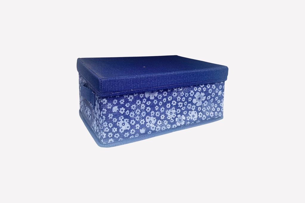 Blue Floral Storage Box