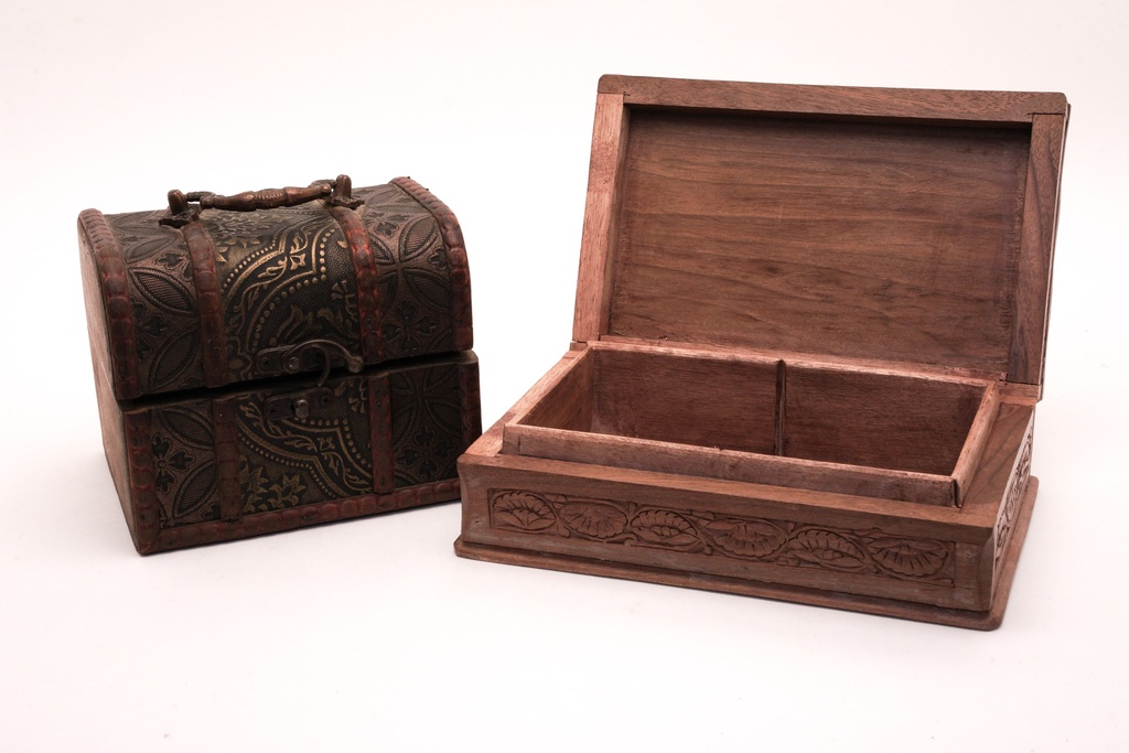Rustic Decorative Trinket Boxe