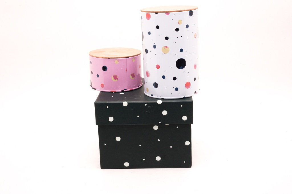 Polka Dot Storage Trio