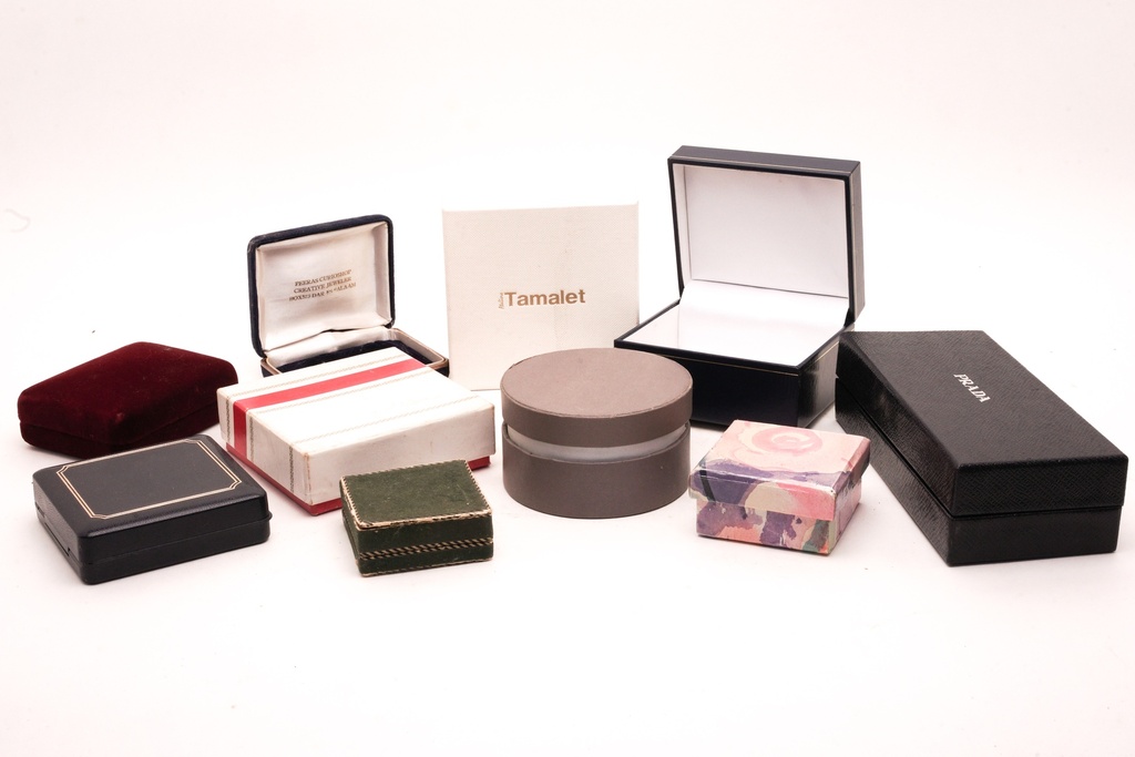 Assorted Decorative Jewelry and Trinket Boxes Collection