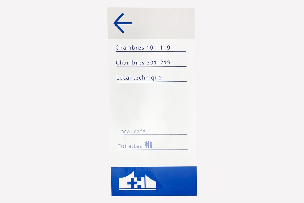 Hospital Wayfinding Signage Board