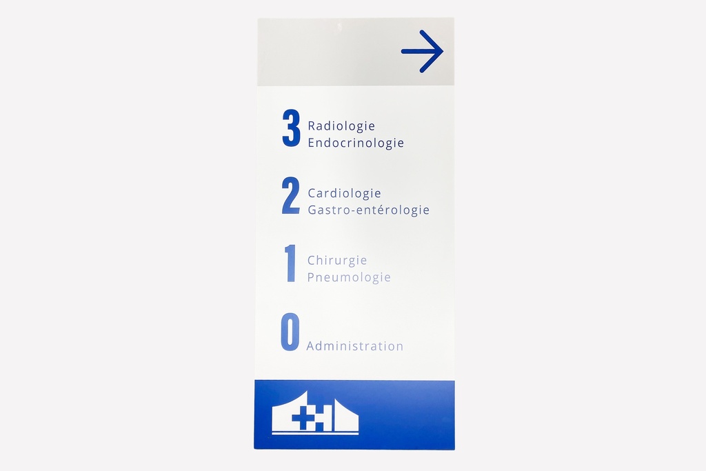 Hospital Floor Directory Sign