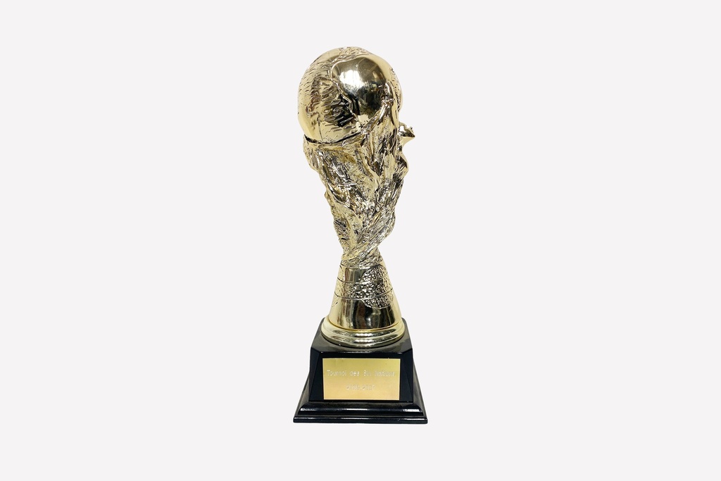 Gold Soccer World Champion Trophy Replica