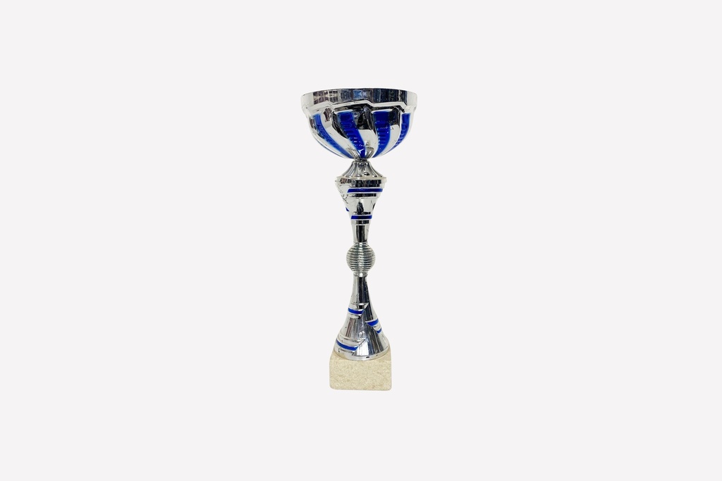 Blue Accent Trophy Cup