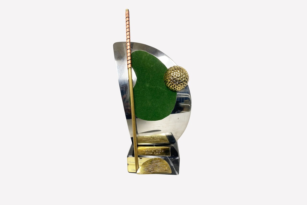 Modern Golf Trophy Plaque