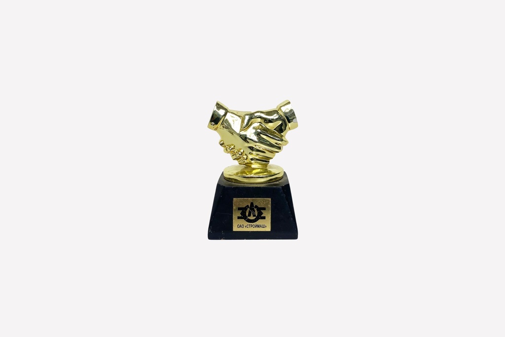 Golden Handshake Award Statue