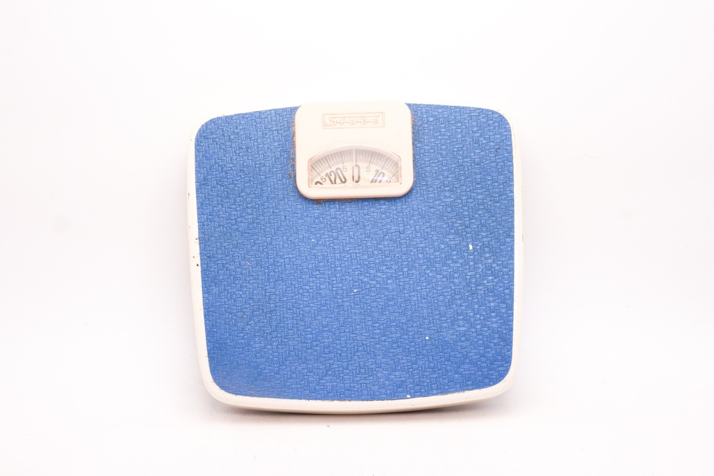 Vintage Blue Bathroom Scale